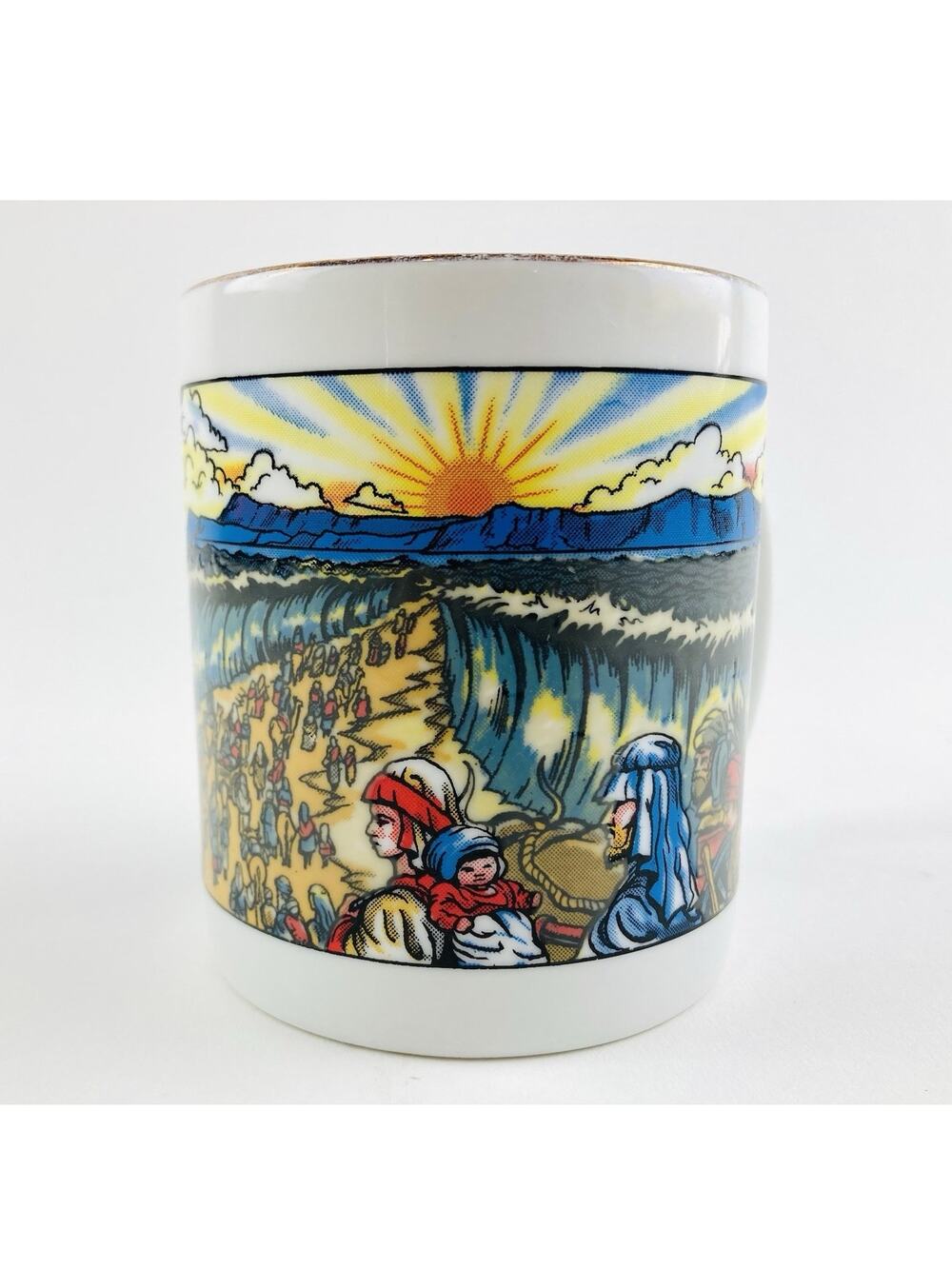 "The Exodus" Moses Heat Color Changing Coffee Mug by Wondermugs USA - LINYI Silv